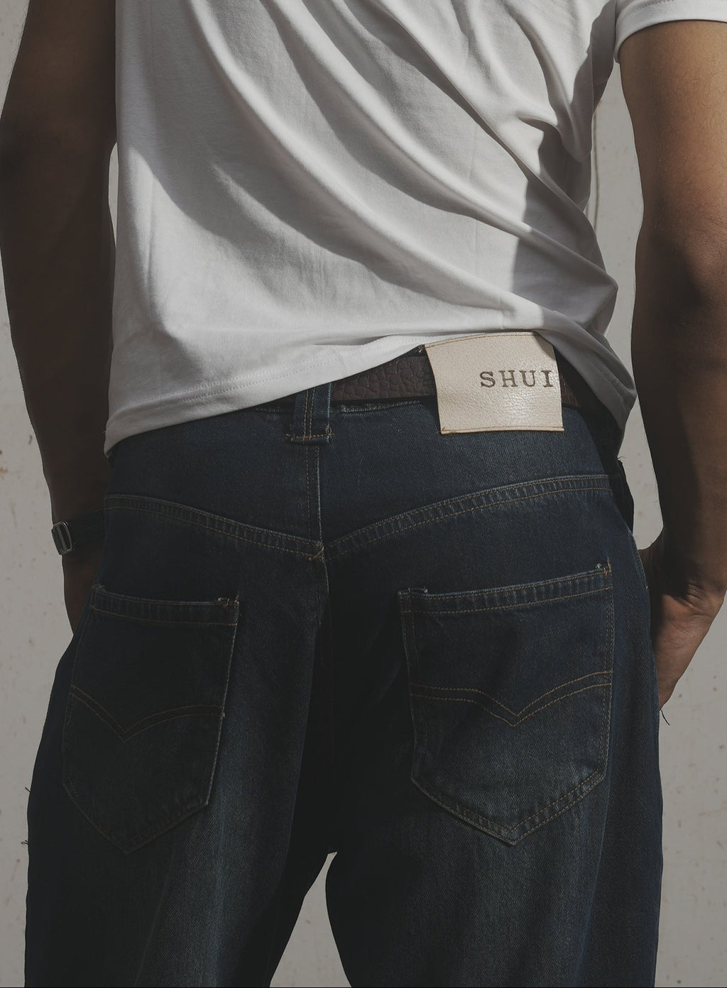 SHUI Vintage Flared Denim Blue Wash