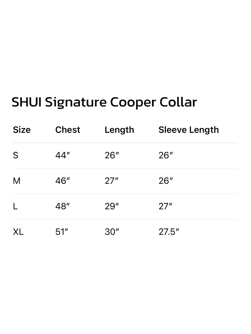 SHUI Signature Cooper Collar Shirt